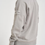 Felpa uomo girocollo grigio chiaro 6100028 S0F42V0064 STONE ISLAND 