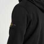 Felpa uomo con zip nera 6100061 S0051V0029 STONE ISLAND 