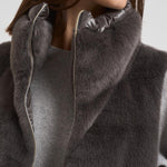 Piumino gilet eco fur donna PI002122D 9480 HERNO 