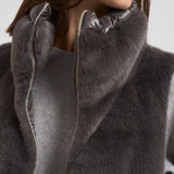 Piumino gilet eco fur donna PI002122D 9480 HERNO 