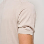 T-shirt uomo in maglia girocollo gesso K100421 60 KANGRA 