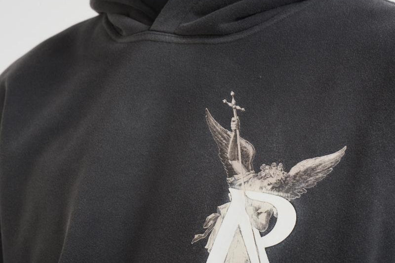 Felpa uomo Archangel grigio antracite MLM4238 BLACK REPRESENT 
