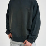 Felpa uomo girocollo antracite GUP01938 P00214690498 GOLDEN GOOSE 