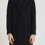 Cappotto uomo doppiopetto blu notte CN23222E CN65601999 LARDINI 