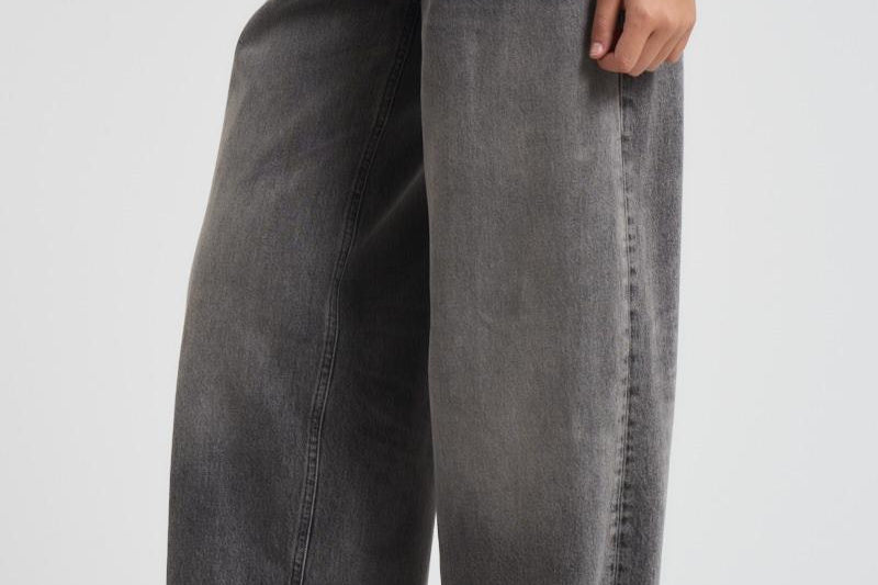 Jeans donna Bethany a palazzo grigio BETHANY FLANELGREY HAIKURE 