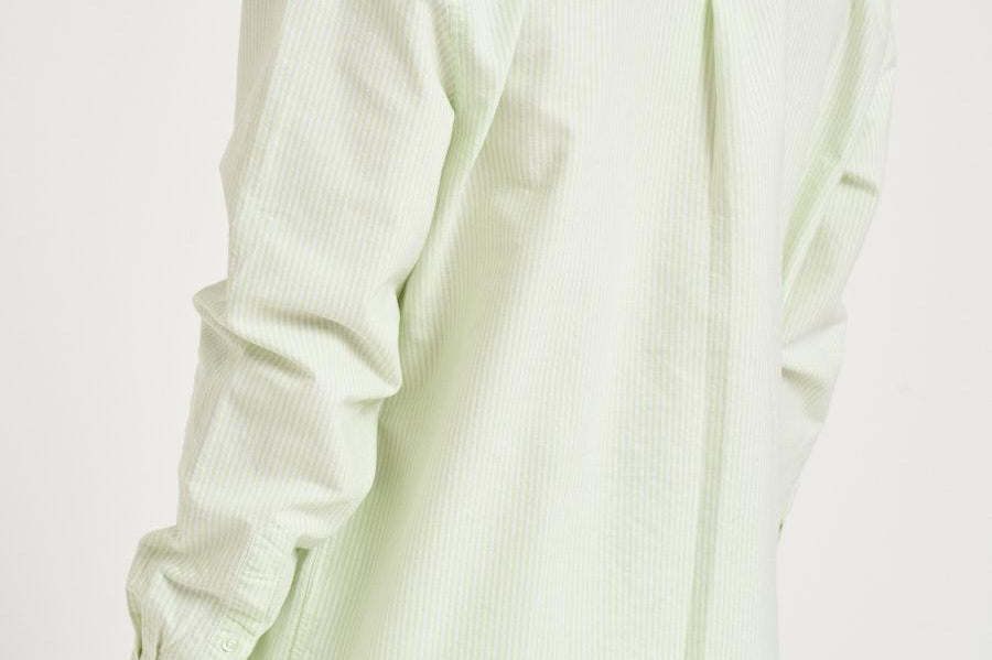 Camicia uomo a righe verde e bianca CH5625 3IG LACOSTE 