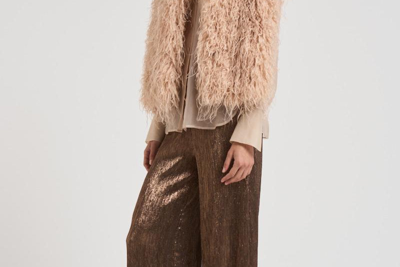 Gilet in eco mongolia donna 14001 1513PHARD FORTE FORTE 