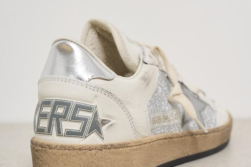 Sneakers donna Ball Star silver GWF00327 F00685610757 GOLDEN GOOSE 