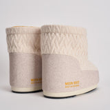 Stivale donna da neve in maglia panna 1409750 L032WHITESAND MOON BOOT 