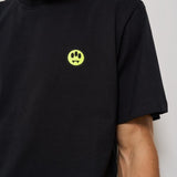T-shirt uomo girocollo nera con logo ATH087 110 BARROW 