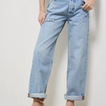 Jeans donna Gavin in denim chiaro 1113 440 ANINE BING 