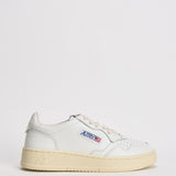 Sneakers donna medalist low in pelle bianca AULW LL15 AUTRY 