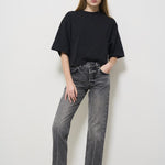 T-shirt girocollo Myers nera 10920 BLK26 ANINE BING 