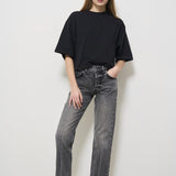 T-shirt girocollo Myers nera 10920 BLK26 ANINE BING 