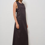 Abito donna lungo marrone L5SK35 W26 LIVIANA CONTI 