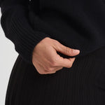 Dolcevita donna Heidi in cashmere nero 202113 BLACK LISA YANG 