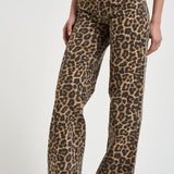 Jeans donna Hugh animalier 11765 MTL59BLACKLEOPARD ANINE BING 
