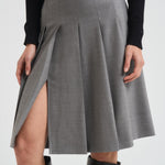 Gonna donna midi Gimmy grigia GIMMY 010 MAX MARA STUDIO 