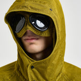 Giubbotto uomo con cappuccio verde OW072A 246 C.P. COMPANY 