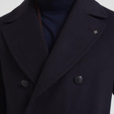 Cappotto uomo doppiopetto blu notte ARDEN 350001B5054 TAGLIATORE 