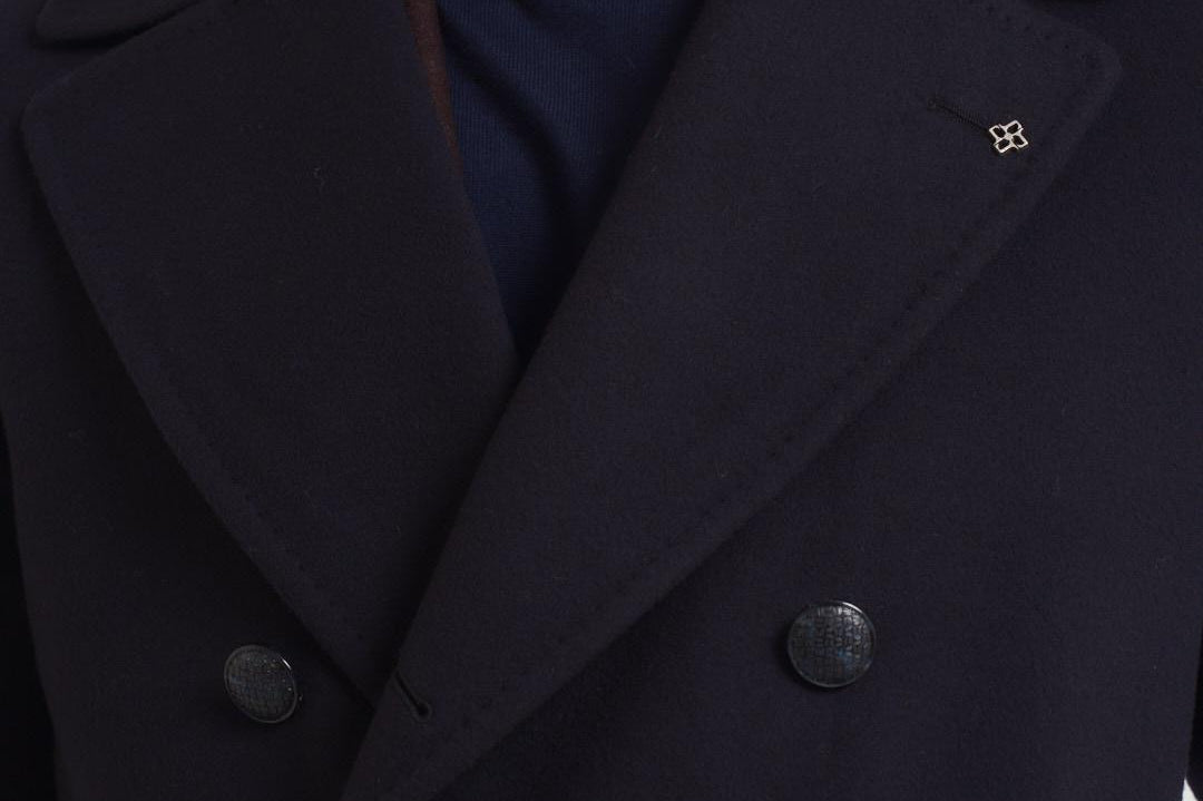 Cappotto uomo doppiopetto blu notte ARDEN 350001B5054 TAGLIATORE 