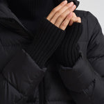 Piumino donna in nylon midi nero PI0660D 9389 HERNO 