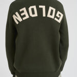 Maglia uomo girocollo verde GMP00841 P00197235674 GOLDEN GOOSE 