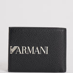 Portafoglio uomo nero con logo bianco EM003591 AF19355UC001 EMPORIO ARMANI 