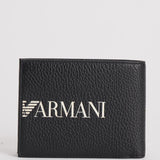 Portafoglio uomo nero con logo bianco EM003591 AF19355UC001 EMPORIO ARMANI 