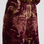 Pantalone ampio in ciniglia stampata 12599 516594 PIERRE-LOUIS MASCIA 