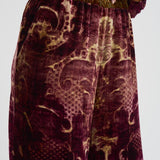 Pantalone ampio in ciniglia stampata 12599 516594 PIERRE-LOUIS MASCIA 