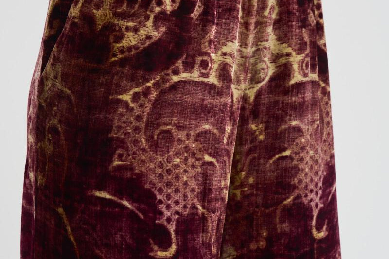 Pantalone ampio in ciniglia stampata 12599 516594 PIERRE-LOUIS MASCIA 