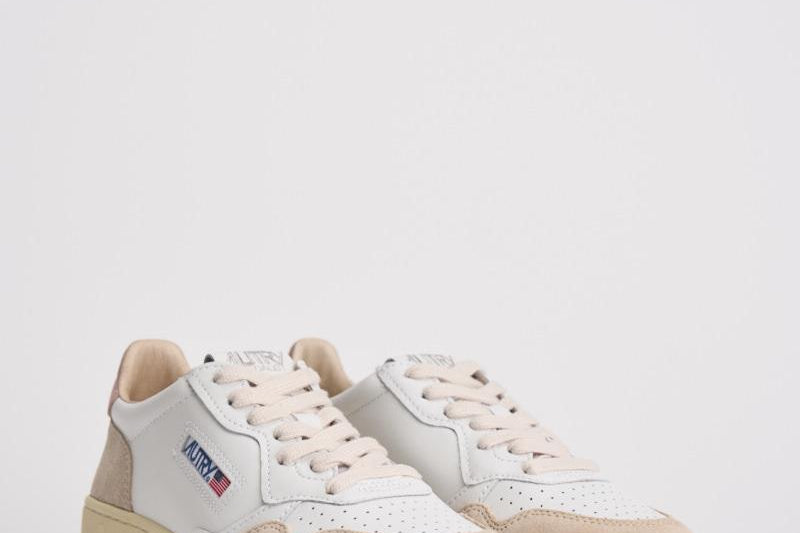 Sneakers donna medalist low in suede e rosa AULW LS37 AUTRY 