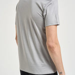 T-shirt uomo girocollo grigio chiaro SH000760 SILVER ACCADEMIE TESSILI 