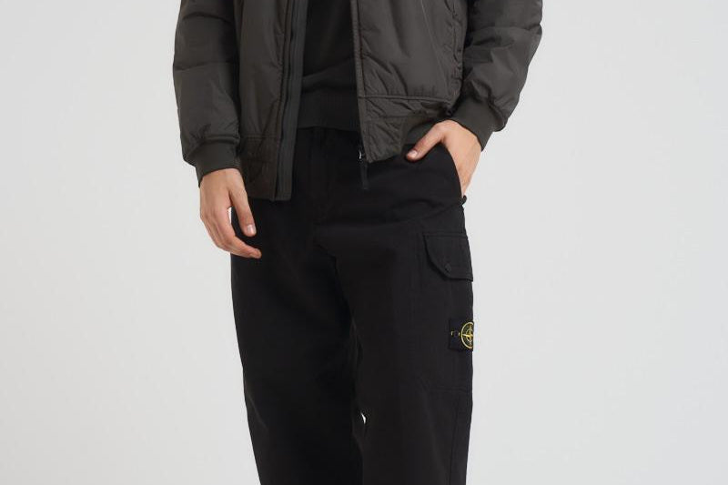 Piumino uomo Crinkle Reps NY grigio 4100013 S0A23V0062 STONE ISLAND 