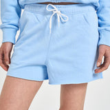 Shorts donna in felpa celeste 211965103 502 RALPH LAUREN 