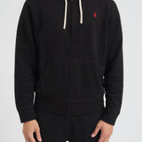 Felpa uomo con cappuccio nera 710813297 001 RALPH LAUREN 