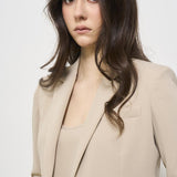 Blazer donna monopetto sabbia D420220 PANTY25003 P.a.r.o.s.h. 