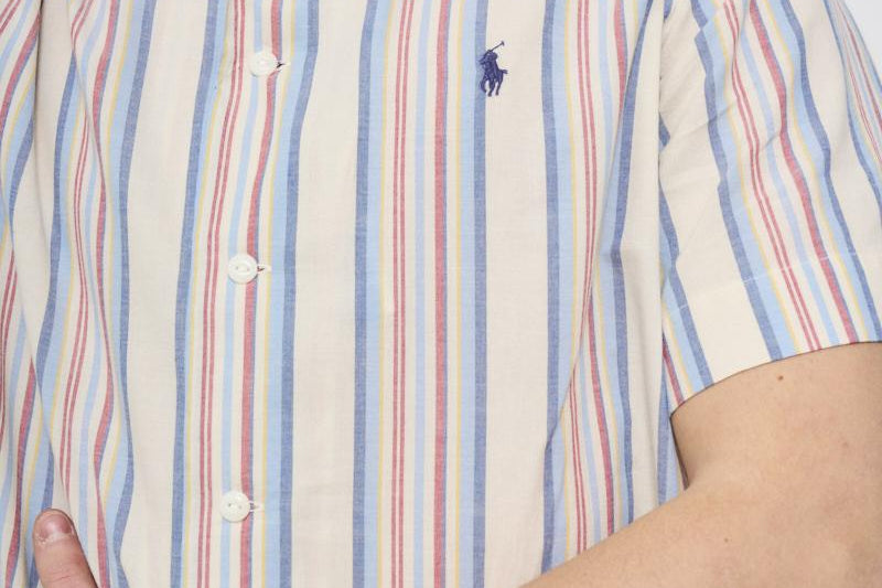 Camicia uomo a righe multicolor 710965813 001 RALPH LAUREN 