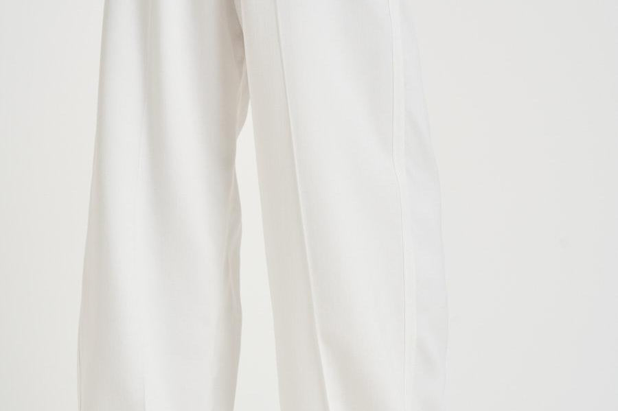 Pantalone donna a palazzo bianco HELIS WHI7726S IRO 