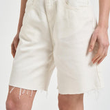Bermuda donna in denim bianco LEA 8817WHITE ICON DENIM 