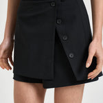 Gonna a pantalone donna nera AMIRA BLA0126S IRO 