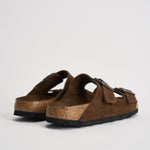 Sandalo donna Arizona in suede marrone 1031640 CARAFE BIRKENSTOCK 