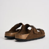 Sandalo donna Arizona in suede marrone 1031640 CARAFE BIRKENSTOCK 