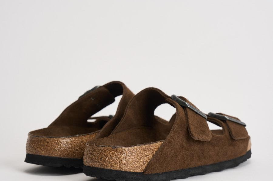 Sandalo donna Arizona in suede marrone 1031640 CARAFE BIRKENSTOCK 