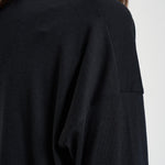 Maglia donna scollo a V nera JV000015D 520569300 HERNO 