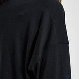 Maglia donna scollo a V nera JV000015D 520569300 HERNO 
