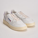 Sneakers uomo Medalist Low bianca e viola AULM LL08 AUTRY 