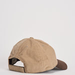 Cappellino uomo in velluto marrone e beige ACPU Q9BY AUTRY 