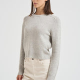 Girocollo donna maniche lunghe grigio chiaro CAROLINE 2239BOULEAU KUJTEN 